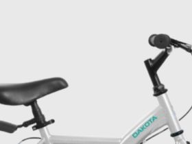 Детский велосипед Forward Dakota 16, год 2022, цвет Серый-Фиолетовый