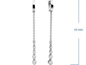 Серьги из белого золота э4712сг09140700