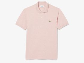 Мужское поло L.12.12 из меланжевой ткани