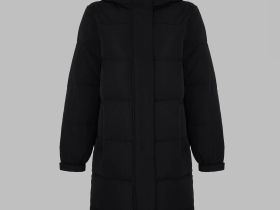 Длинный пуховик с натуральным пухом