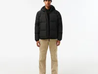 Мужская стеганая водоотталкивающая короткая куртка Lacoste