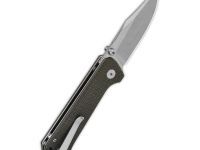 Складной нож QSP Grebe, сталь Sandvik 14C28N, рукоять микарта, коричневый