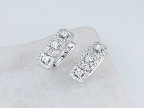 Серьги из белого золота э4712сг02210908