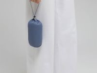 Стеганый пуховик с натуральным пухом