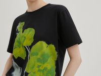 Футболка из хлопка с принтом