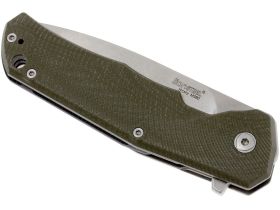 Складной нож LionSteel T.R.E., сталь M390, рукоять титан/G10, зеленый