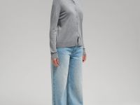 Кардиган прямого кроя с шерстью