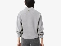 Женская хлопковая толстовка Lacoste