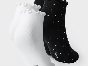 Носки трикотажные для девочек, 4 пары в комплекте