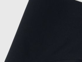 Бесшовные трусы средней посадки, Черный