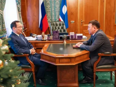 Айсен Николаев встретился с новым главой Ленского района