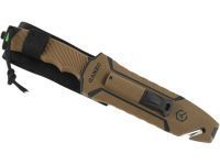 Нож Ganzo G8012V2-DY c паракордом, сталь 8CR13, рукоять пластик