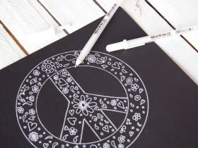 Наборы гелевых ручек Sakura "Gelly Roll" 3 шт., цвет белый