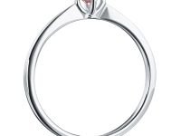 Помолвочное кольцо из белого золота э0912кц01137300_pink