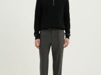 Джемпер прямого силуэта с шерстью