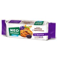 Печенье овсяное Neo-Botanica, с черносливом, на фруктозе, 280 гр