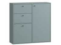 Обувница подвесная Сайрис 98x99 Серо-зеленый