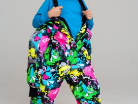 Комбинезон текстильный с полиуретановым покрытием для девочек