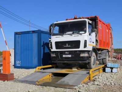 На мусорном полигоне Удачного внедрили автовесы