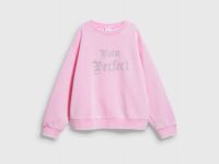 Свитшот со стразами для девочек, Розовый