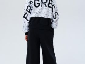 Комплект трикотажный для девочек: толстовка, брюки