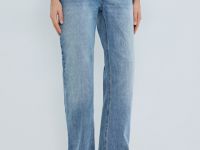 Джинсы Boyfriend с низкой посадкой, Голубой