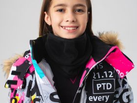 Шарф-снуд трикотажный для девочек