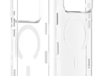 Чехол-накладка Kzdoo Mag Guardian Magsafe для iPhone 17 Pro Max силиконовый (прозрачный)