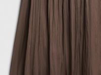 Юбка из ткани с жатым эффектом, Коричневый
