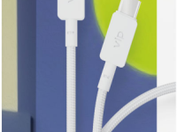 Кабель VLP Nylon Cable USB-C to USB-C 1.2m White