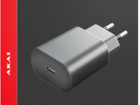 Зарядное устройство Akai CH-6A25 USB-C 25 Вт Чёрное