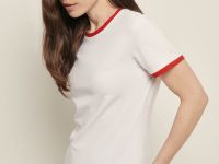 Футболка slim fit из хлопкового джерси