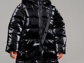 Пальто текстильное с полиуретановым покрытием для девочек