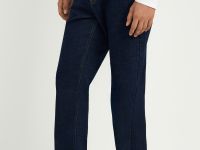 Утепленные джинсы straight fit мужские