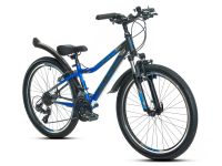 Подростковый велосипед Stels Navigator 410 V 21 sp 24, год 2026, цвет Серый-Черный, ростовка 12