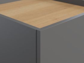 Тумба прикроватная Вита 45x44 Графитовый