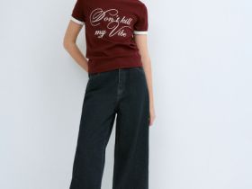 Футболка в рубчик для девочек, Фиолетовый