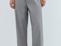 Брюки из микротвила, Серый