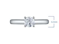 Кольцо из белого золота э0912кц11102400