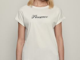 Футболка из мерсеризованного хлопка с принтом