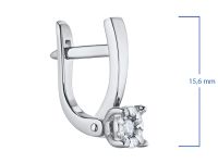 Серьги из белого золота э4712сг07176900