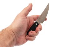 Нож Barmaley Knives Буратино, сталь AUS-10Co, рукоять Микарта, зеленый