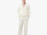 Мужское поло L.12.12 из меланжевой ткани