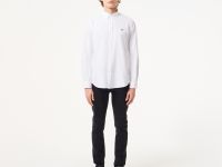 Мужская хлопковая рубашка Lacoste приталенного кроя