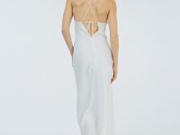 Платье на тонких бретелях, Белый