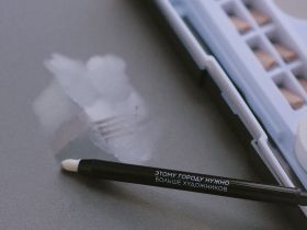 Набор прессованной пастели nuance., Tablette chromatique, серые оттенки, 10 цв., с инструментами