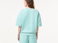 Женская толстовка Lacoste Loose Fit с коротким рукавом