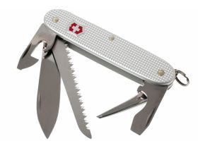 Нож перочинный Victorinox Farmer, сталь X55CrMo14, рукоять алюминиевый сплав Alox, серый