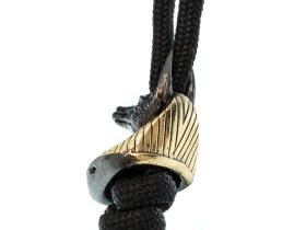 Темляк с бронзовой бусиной Бог Анубис