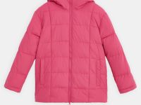 Утепленная куртка прямого силуэта